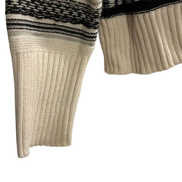 Chaps Men's XL Striped Fair Isle Mock Neck Pullover Sweater Multicolor - Picture 5 of 10